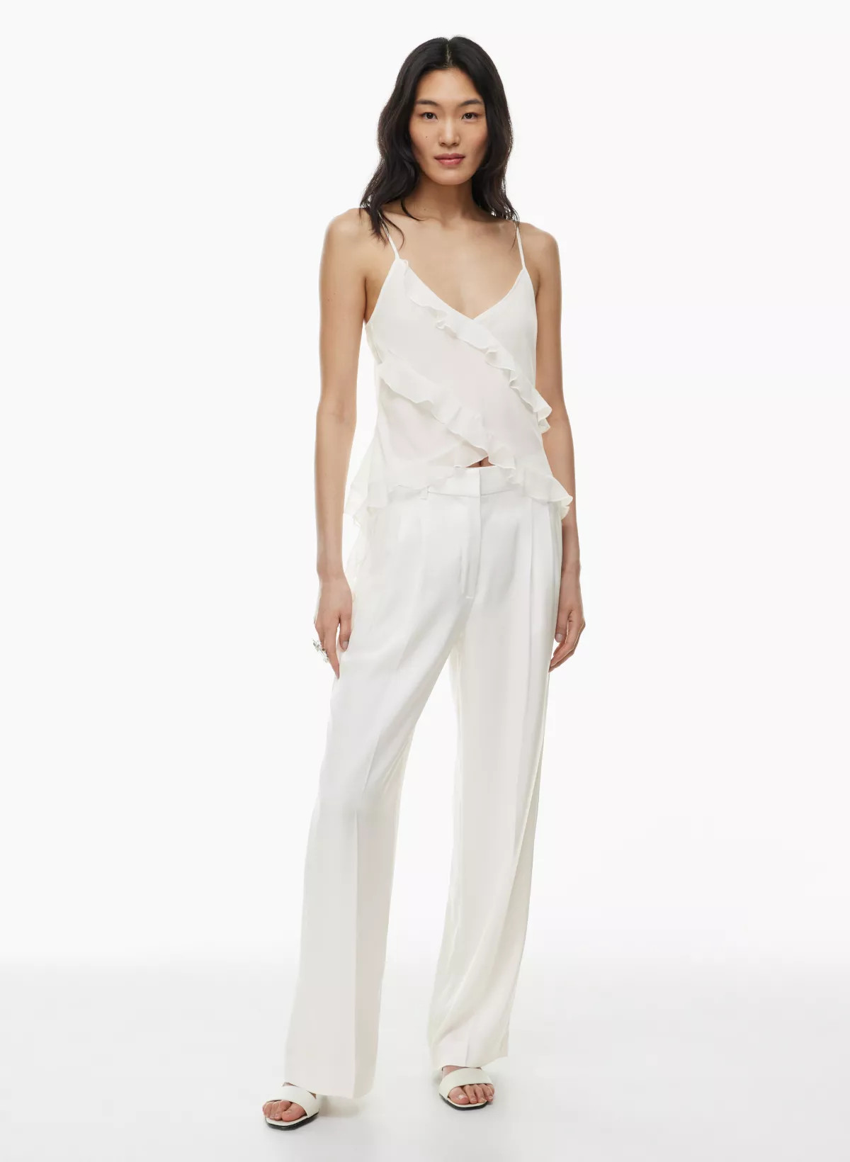 THE EFFORTLESS PANT™ SATIN | Aritzia