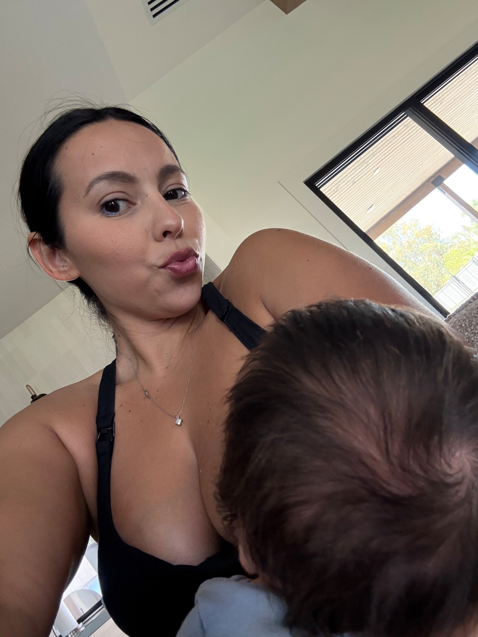 Gym crop top that is made for nursing 

#LTKWorkwear #LTKActive #LTKBaby