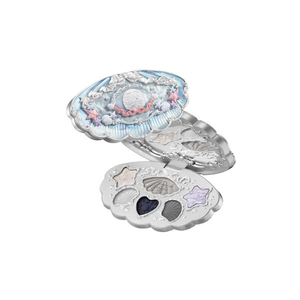 FlowerKnows - Shell's Jewel 6-Color Makeup Palette - 6.5g - 03 Deep Sea | Stylevana