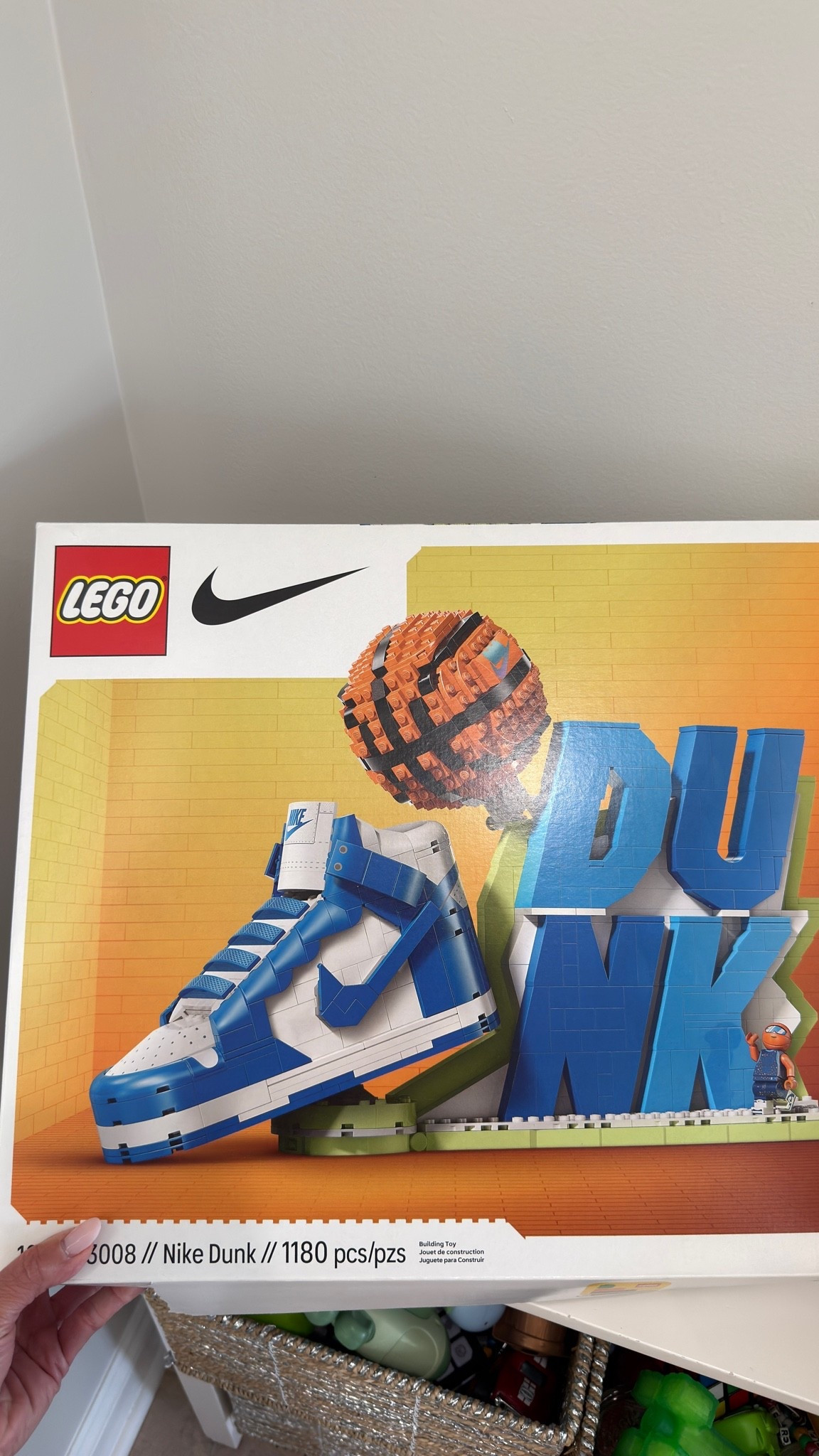 Nike basketball Lego set