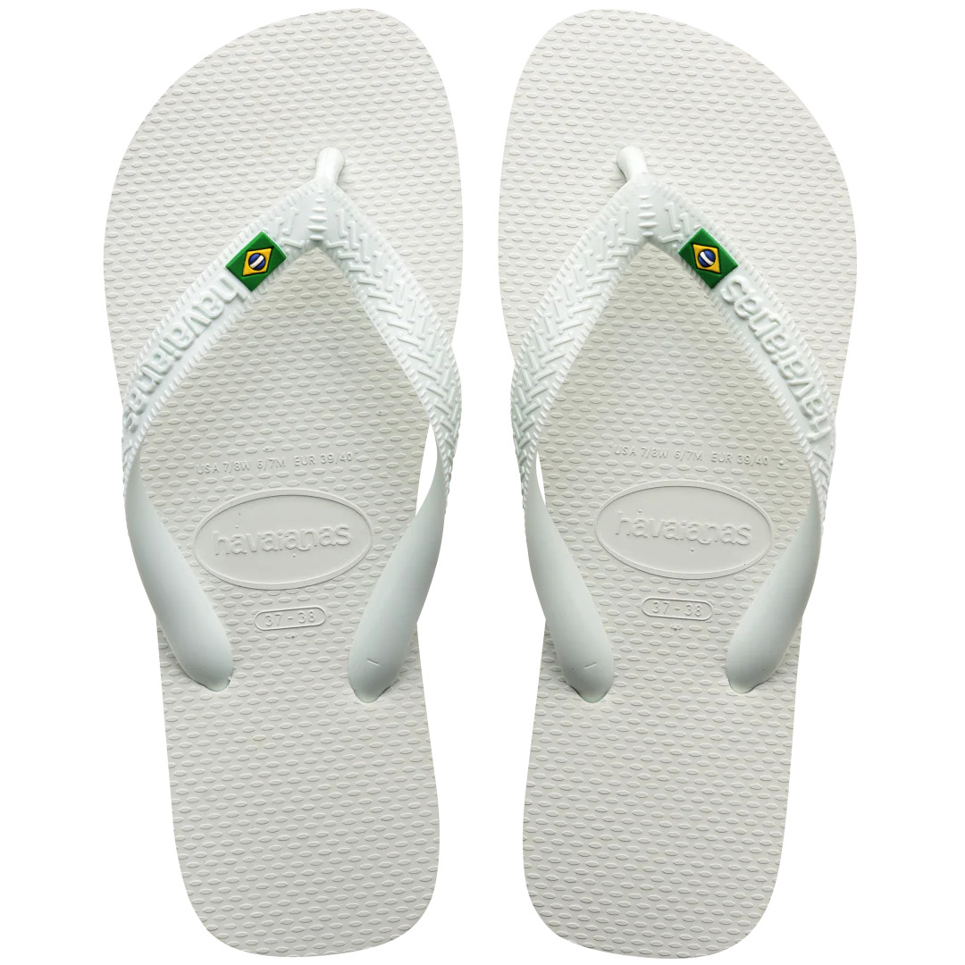 Women's Brazil Flip Flops White | Havaianas | Havaianas