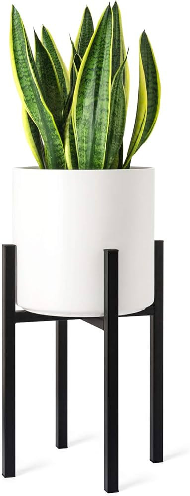 Mkono Plant Stand - EXCLUDING Plant Pot, Mid Century Modern Tall Metal Stand Indoor Flower Potted... | Amazon (US)
