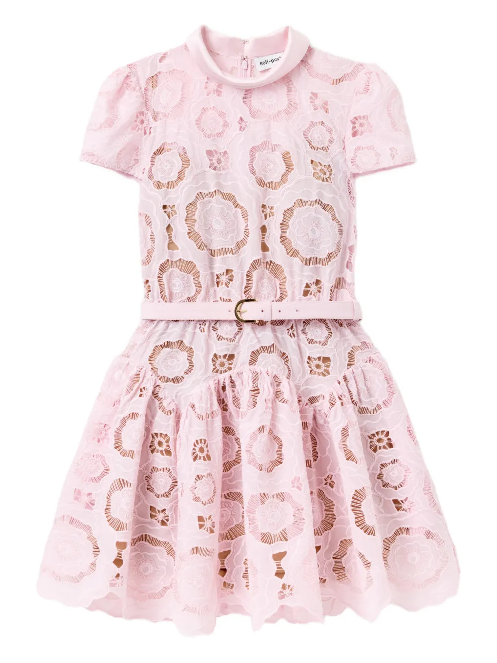 Self-Portrait Abito Corto a Fiori | Rosa | FARFETCH IT | Farfetch Global