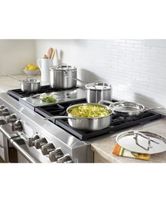 Cuisinart Multiclad Pro Tri-Ply Stainless Steel 12 Piece Cookware Set - Stainless Steel | Macy's
