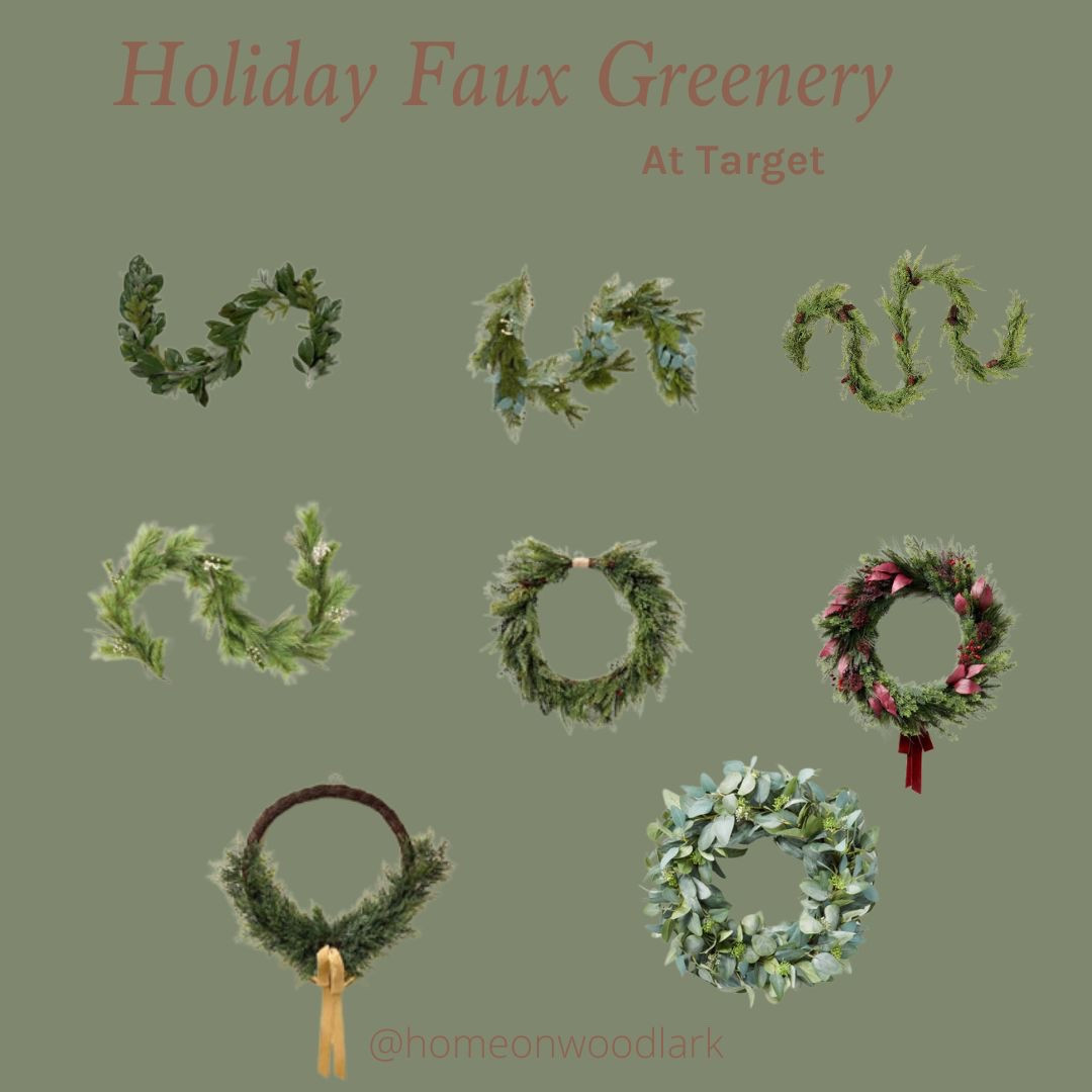 Faux holiday greenery at Target to decorate your home for Christmas.  

Wreath.  Christmas garland.  Target garland.  

#LTKHoliday #LTKHome #LTKSeasonal