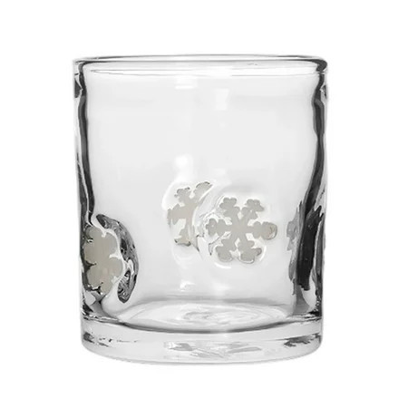 Winter Icon Juice Glass 14 oz Snow Christmas Party Whiskey Glass Icon Hand Blown Cocktail Drinking Glasses Cups for Holiday Drinkware Home Decor Lovely Gifts | Walmart (US)
