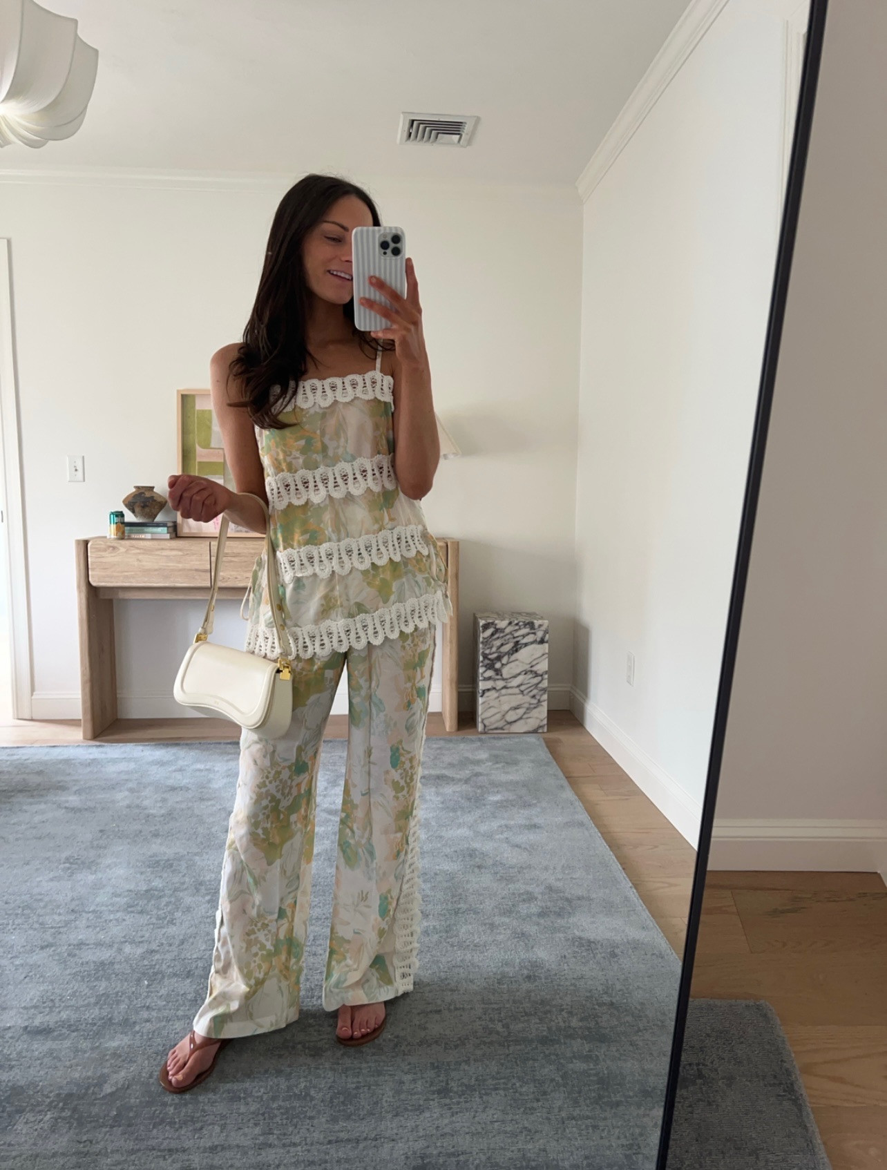 Comfortable summer outfit - set in S (runs oversized), sandals tts 

 #LTKSeasonal #LTKPetite