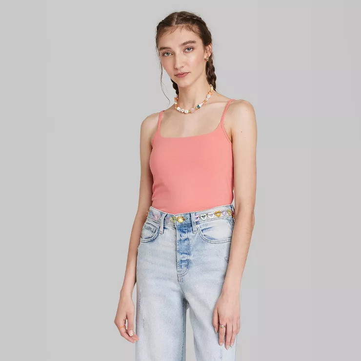 Women's Scoop Neck Cami T-Shirt - Wild Fable™ | Target