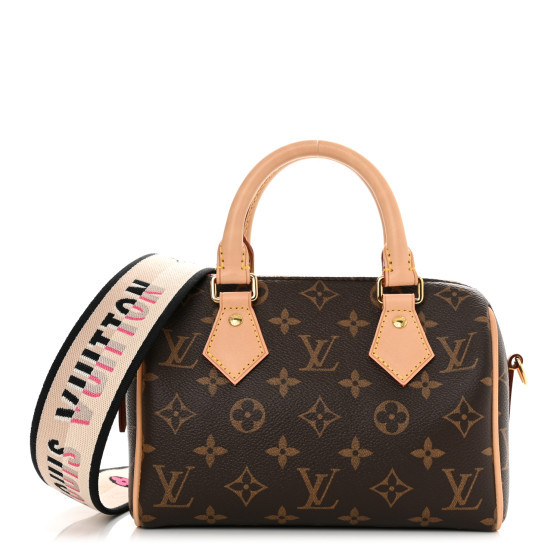 Monogram Speedy Bandouliere 20 Black | FASHIONPHILE (US)