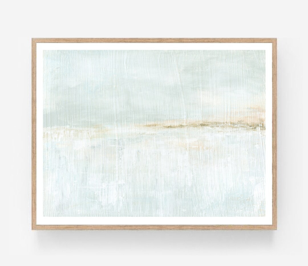 Delightful - Modern Coastal Ocean Abstract Downloadable Art, Printable Muted Beach Landscape Deco... | Etsy (US)