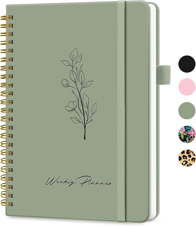 Undated Weekly Planner, Weekly To Do List Notebook with Goal & Habit Tracker Organizer, A5 Weekly... | Amazon (US)