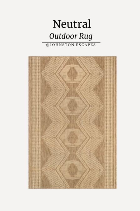 We have three of these rugs on our wrap
Around porch and they are so pretty! They give a great pop but in a subtle way with the neutral colors.  

#LTKhome #LTKsalealert #LTKFind