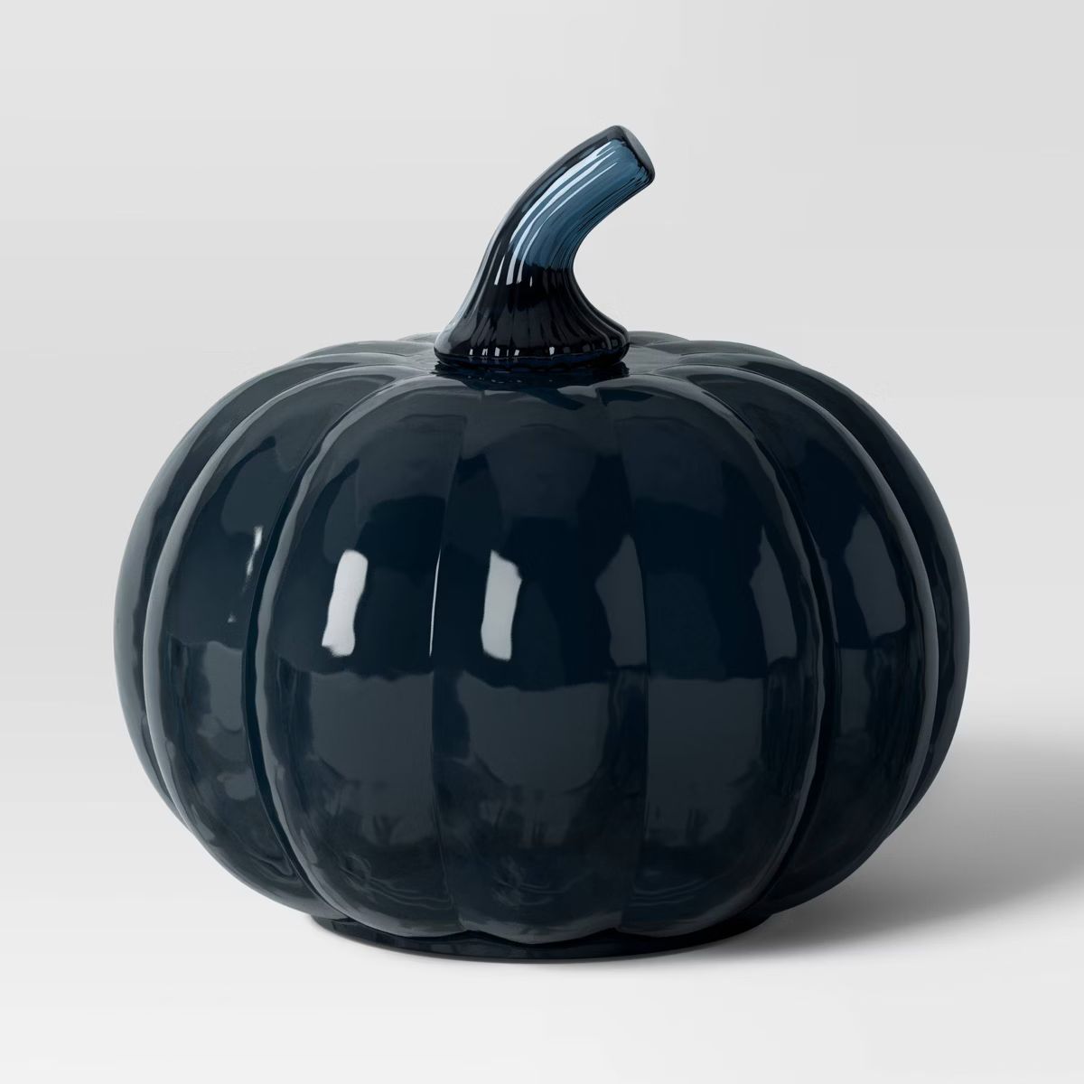 Medium Glass Pumpkin Figurine Blue - Threshold™ | Target