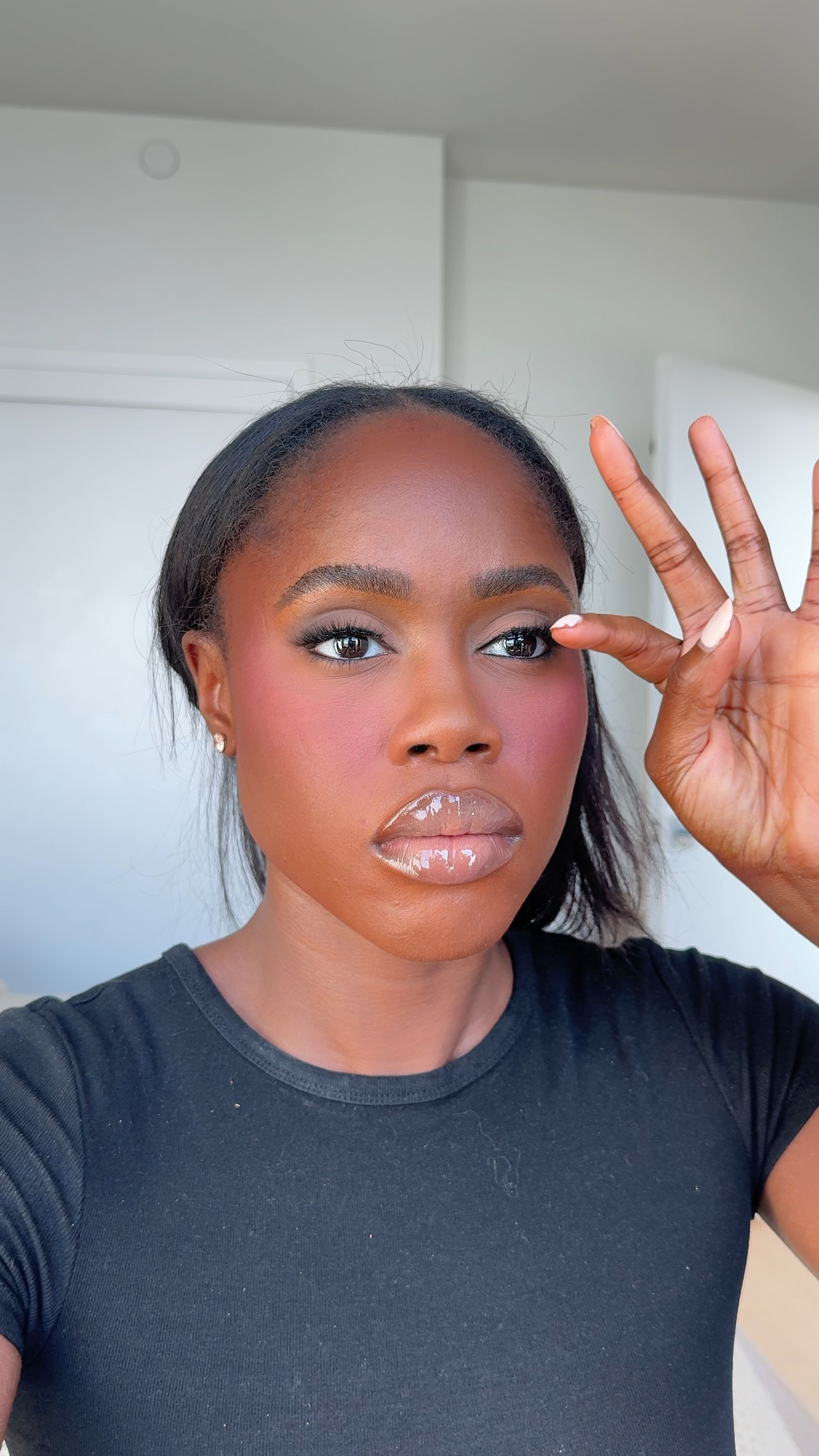 Lashes make the look 