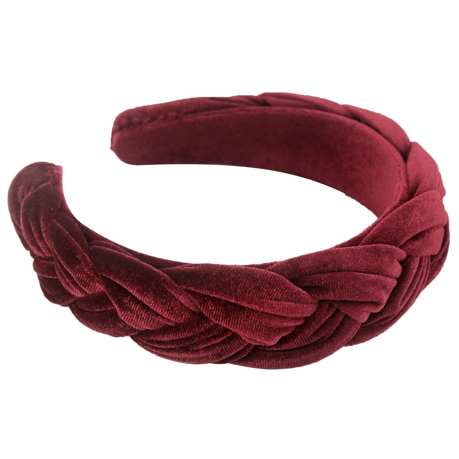 DRESHOW Velvet Braided Headband Women Hair Hoop Elastic Hair Bands Fashion Headbands for Women | Amazon (US)