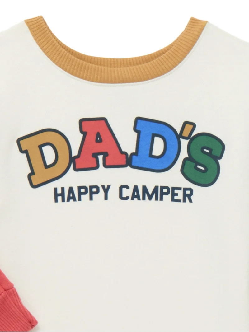 Garanimals Toddler Boy Color Block Graphic Fleece Sweatshirt, Sizes 2T-5T | Walmart (US)