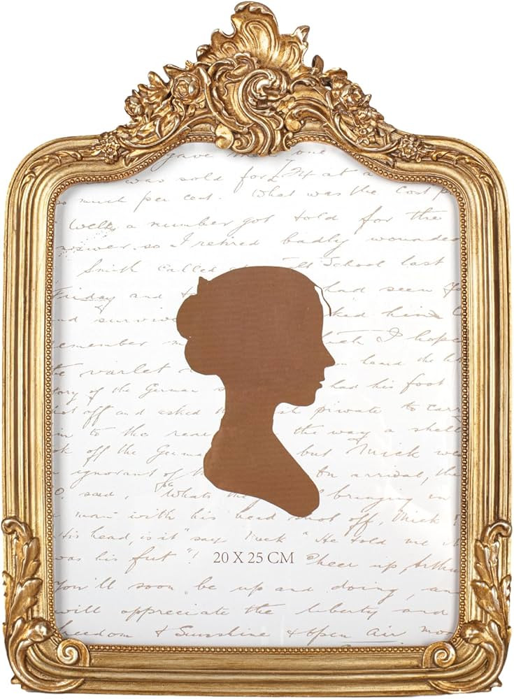 AELS 8x10 Inch Vintage Picture Frame, Elegant Antique Photo Frames with Glass Front, Photo Displa... | Amazon (US)