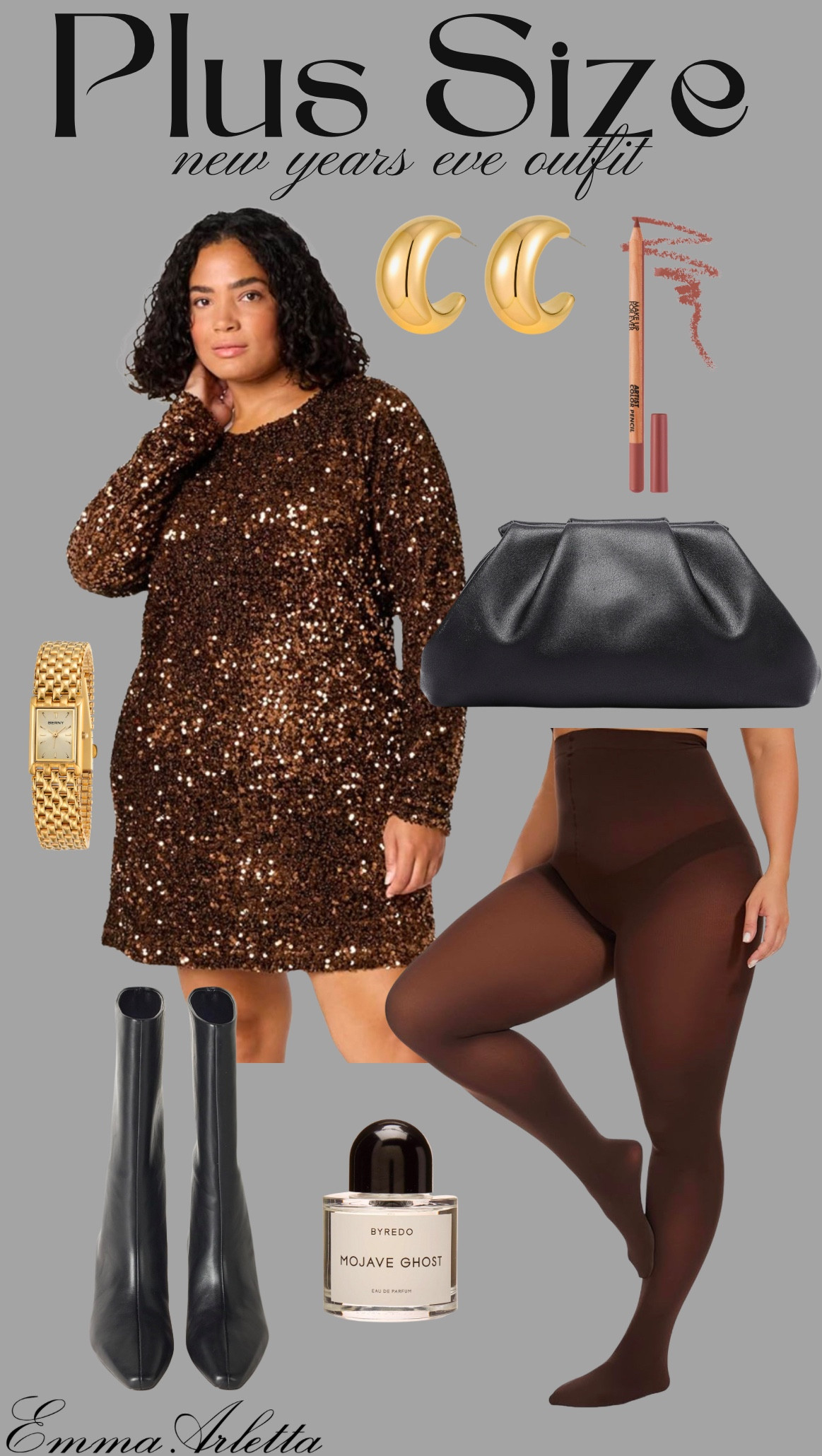 NYE outfit inspo 🤎

New Year’s Eve, NYE outfit, holiday outfit, sequin, tights, plus size dress, sequin dress, party dress, date night outfit 

#LTKHoliday #LTKPlusSize #LTKSeasonal