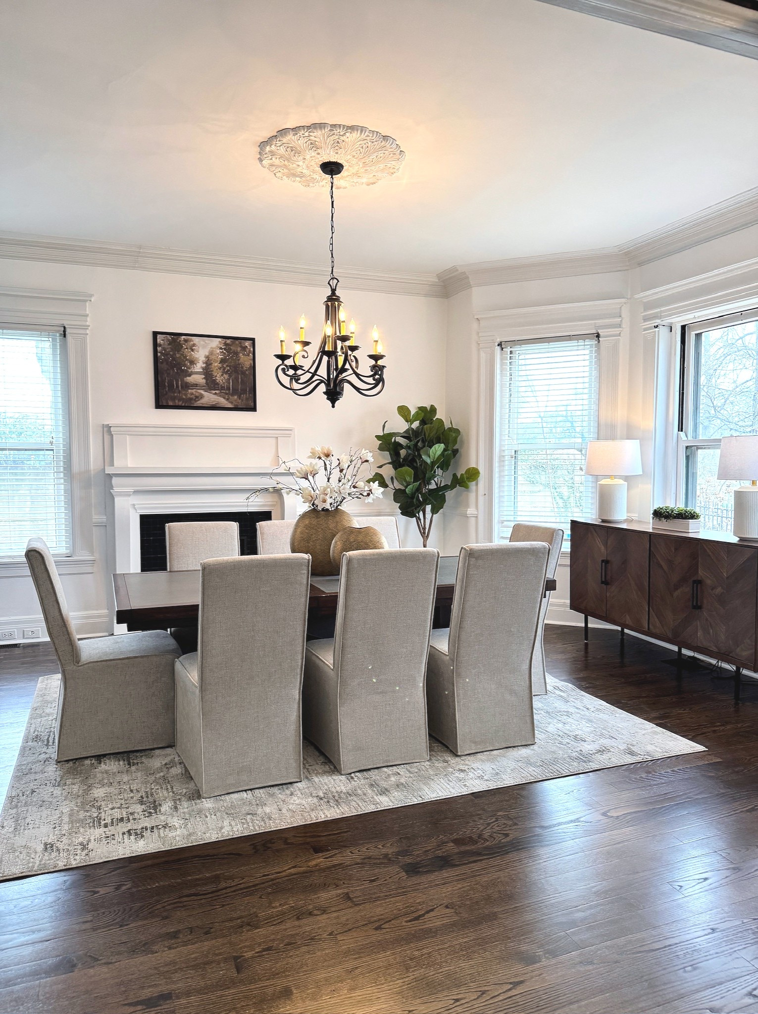 Want your dining room to look expensive fast? Start with the rug and chairs. Everything linked  

#LTKSeasonal #LTKSaleAlert #LTKHome