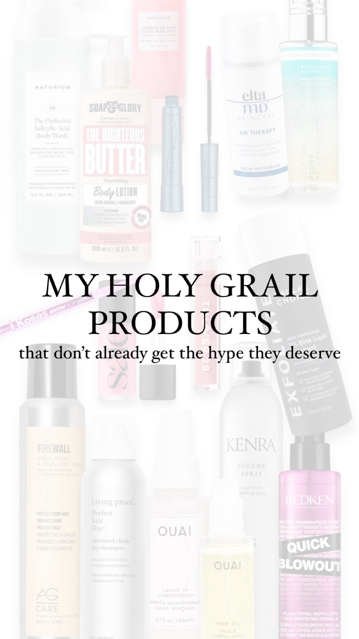 My HOLY GRAIL products that don’t already get the hype they deserve. I could go on forever, and have so many more to add, but these are def some of my favorites. 
#beauty #holygrail #2023favorites

#LTKfindsunder50 #LTKbeauty #LTKGiftGuide