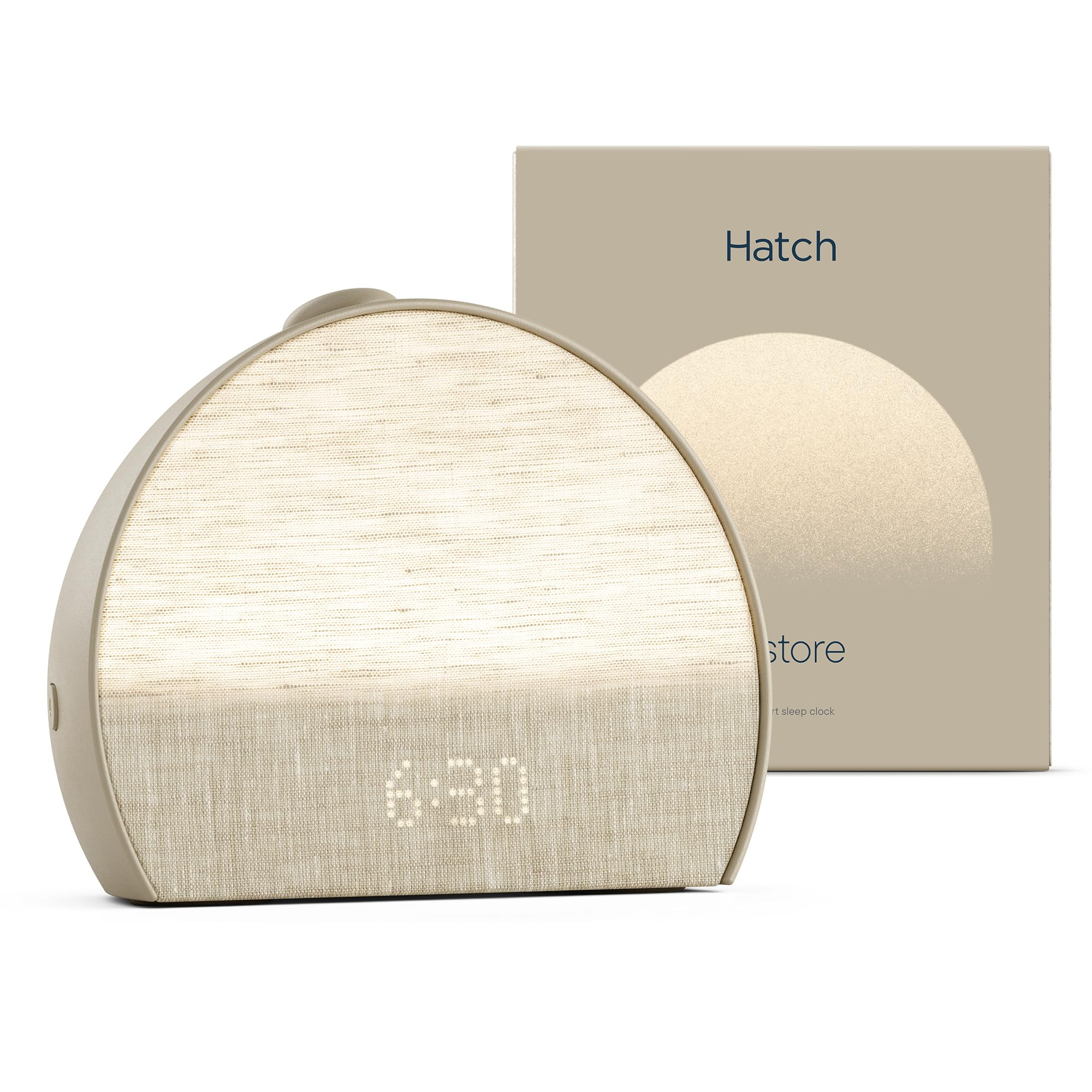 Hatch Restore 3 Sunrise Alarm Clock, Sound Machine, Smart Light (Greige) - White Noise, Screen-Fr... | Amazon (US)