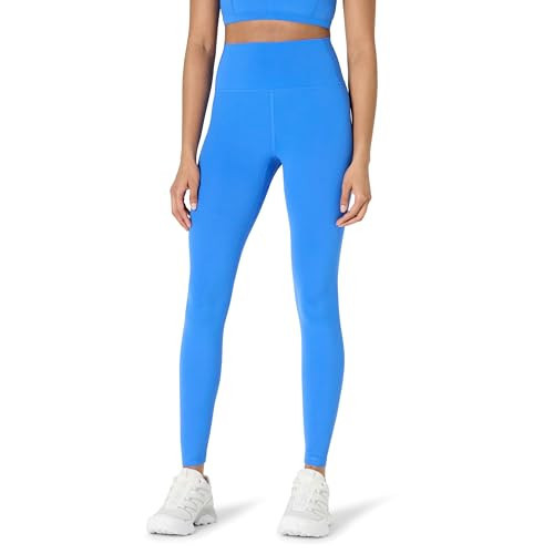 Amazon Essentials Women's Active FormFlex Buttery Soft High Waist 27.5" Inseam Full Length Yoga Workout Leggings, Ocean Blue, X-Large | Amazon (US)