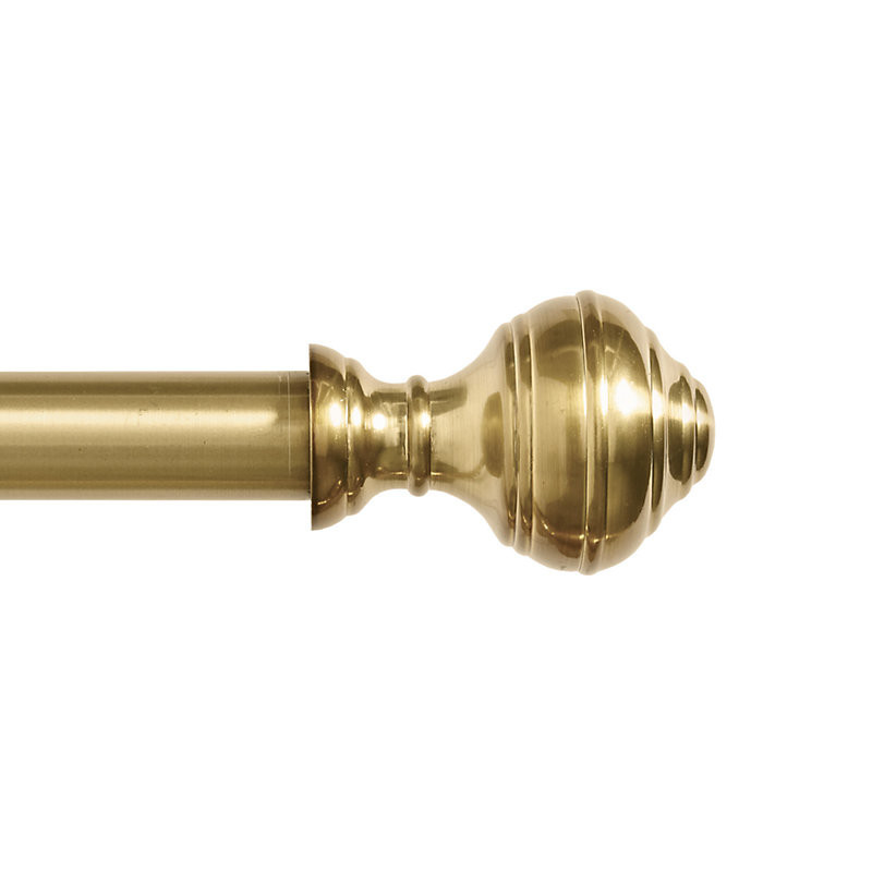 Set of 2 Stacked Ball Drapery Finials - Bronze, 1.25" - Ballard Designs | Ballard Designs, Inc.