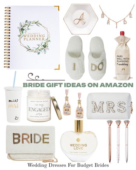 Gift ideas on Amazon for the bride to be. 

#giftsforher #bridegifts #bridalshowergifts #springwedding #engagementgifts

#LTKwedding #LTKSeasonal #LTKstyletip