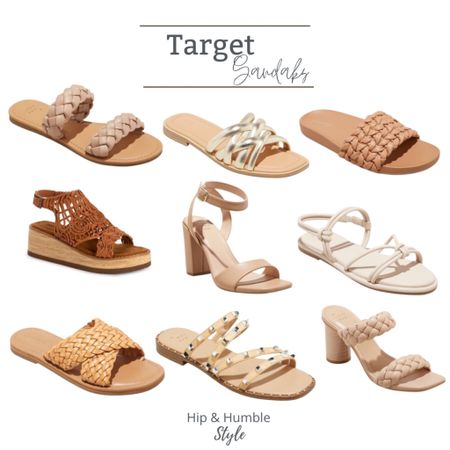 Target sandals , shoes, summer shoes 

#LTKshoecrush #LTKSeasonal #LTKFind