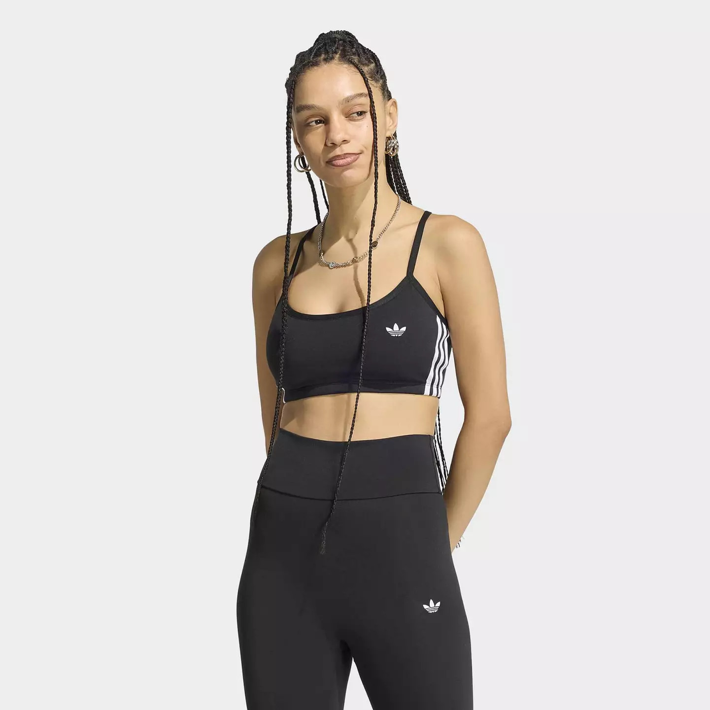 adidas Originals Women's Essentials 3 Stripes Polyester Bralette | DICK'S Sporting Goods