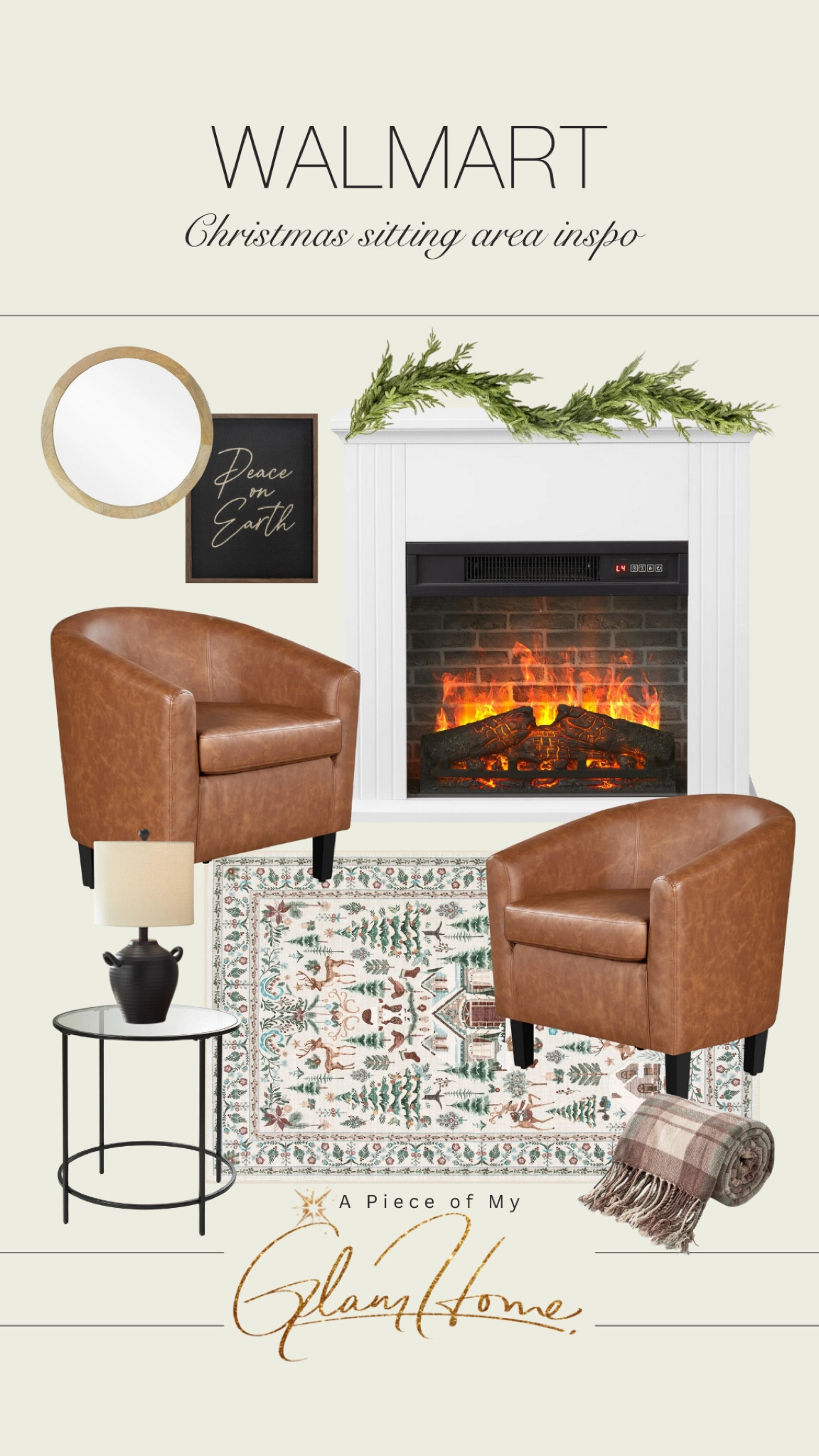 Walmart Christmas sitting area home decor inspo

#christmasdecor #walmarthome #sittingarea #homedecor 

#LTKHome #LTKSeasonal #LTKHoliday