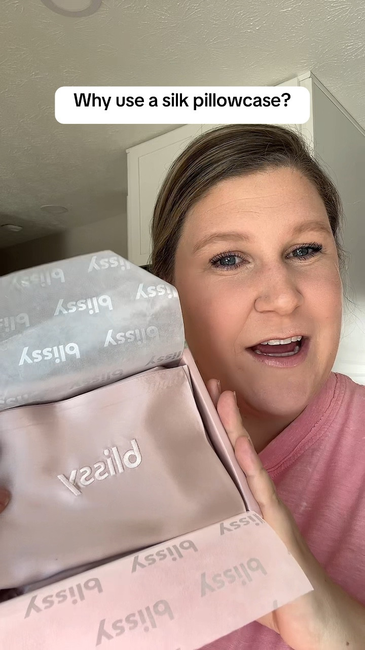 Trying a silk pillowcase for the first time and I already wonder why I didn’t get one sooner. This is from Blissy and I can’t wait to see the benefits  

#LTKOver40 #LTKGiftGuide #LTKHome