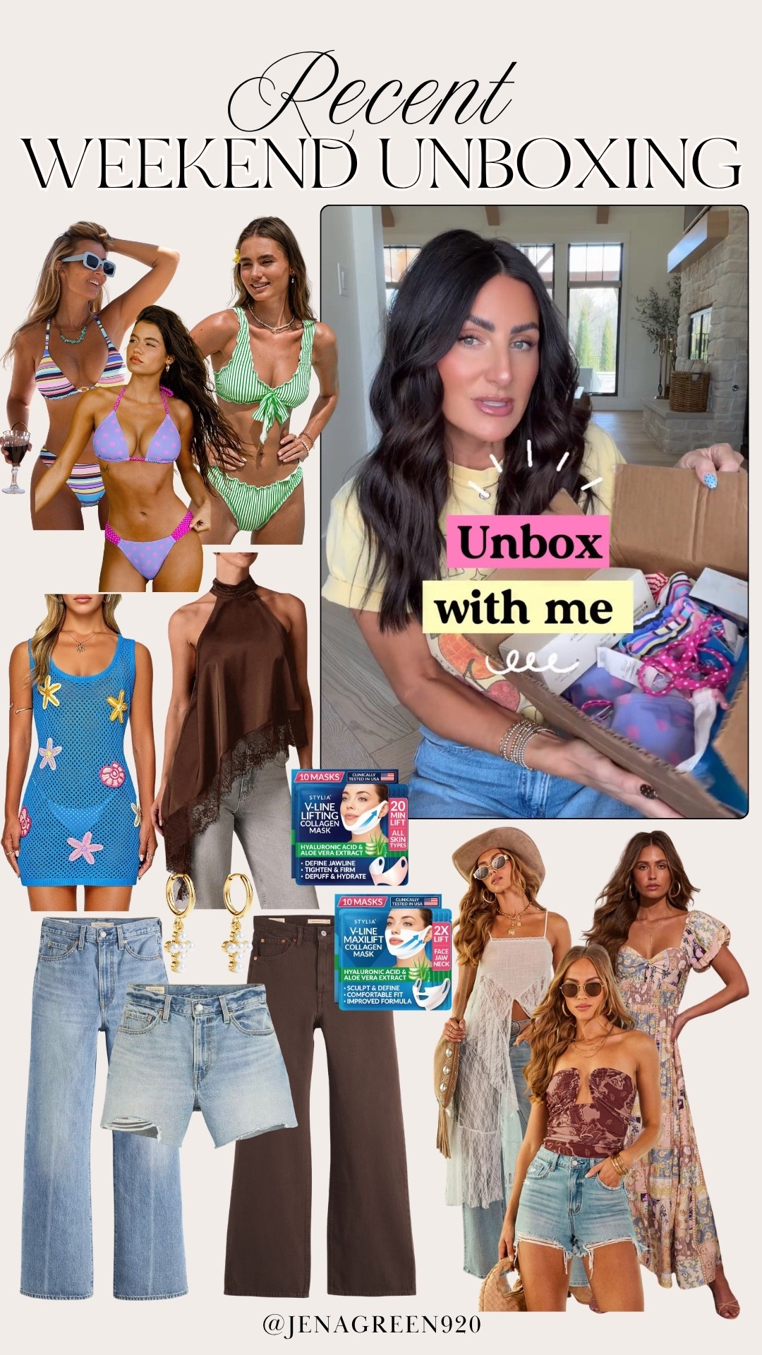 Weekend Unboxing | Cupshe Swimsuits | Polka Dot Swim | Amazon Coverup | Levi’s Denim | Floral Dress  

#LTKSeasonal #LTKBeauty #LTKvlog