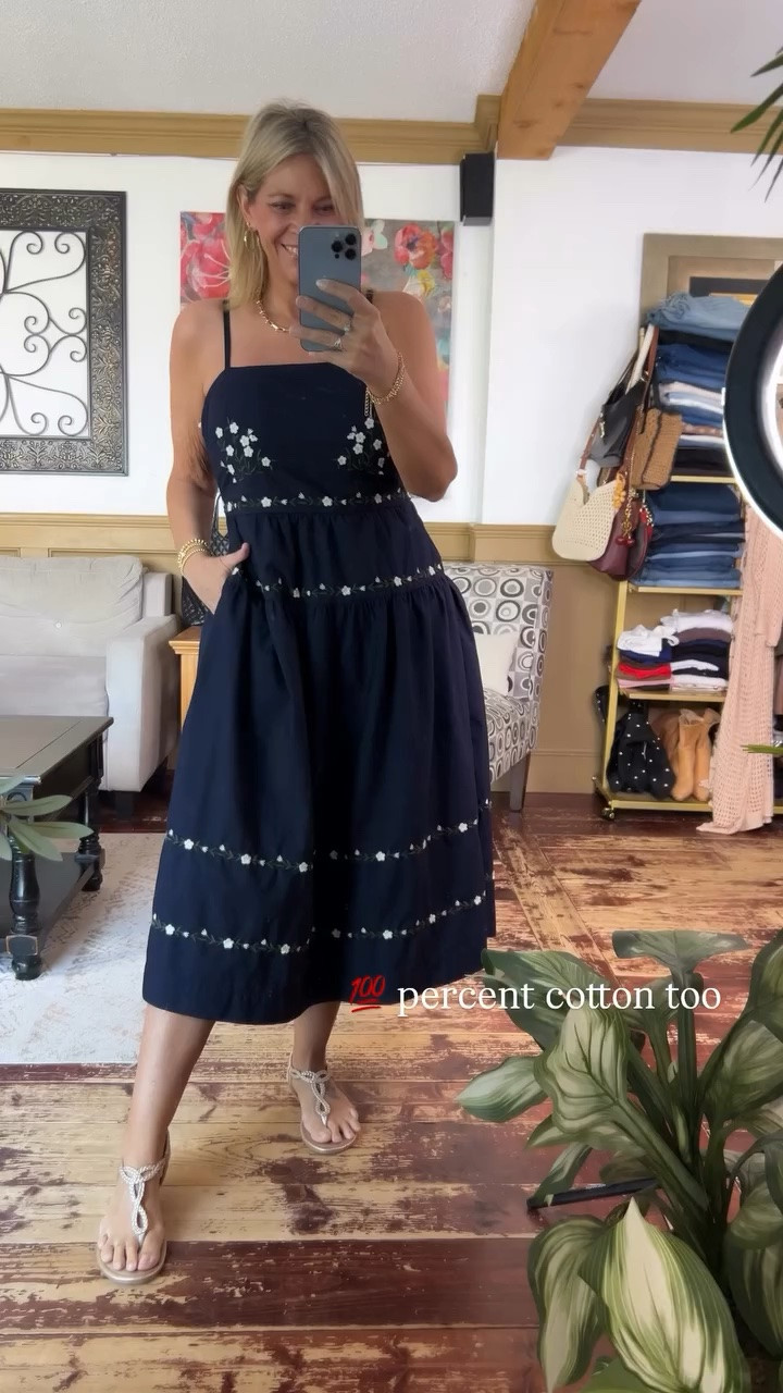 💯 percent cotton dress- so cute! Size medium

#LTKSeasonal #LTKSaleAlert #LTKOver40