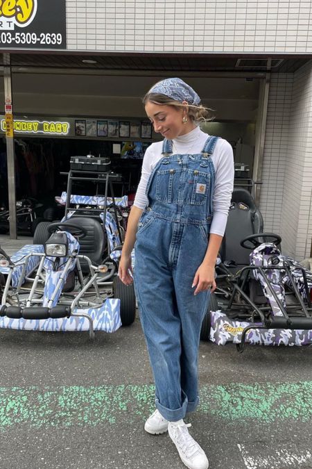 I thrifted these denim overalls in Japan and they are sooo comfy and versatile! I’m definitely going to be wearing these a lot. 
#japan #cutedenim #overalls 

#LTKU #LTKFind