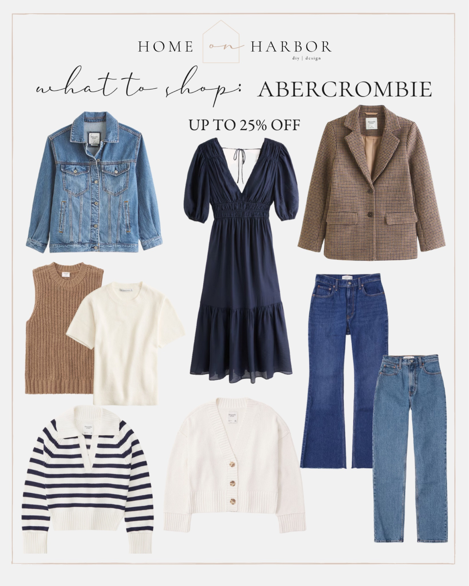 The Abercrombie Labor Day Weekend is up to 25% off! There are so many cute new arrivals for fall and great closet staples! Shop my picks below! 

#denim #sweaters #dresses #blazer

#LTKstyletip #LTKsalealert #LTKFind