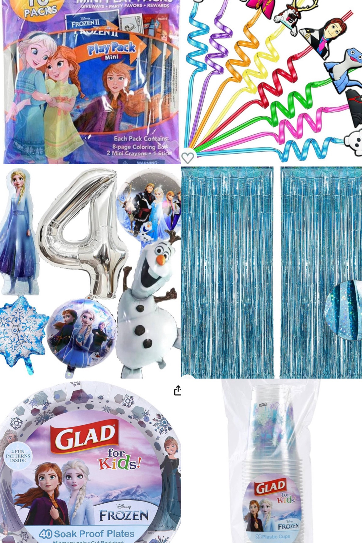 Frozen FOURever Birthday Must Haves! #Frozen 

#LTKparties #LTKkids