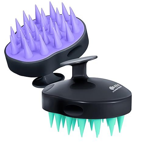 HEETA Hair Scalp Massager Shampoo Brush, Hair Scalp Scrubber Wet Dry Hair Exfoliator Brush with U... | Amazon (US)