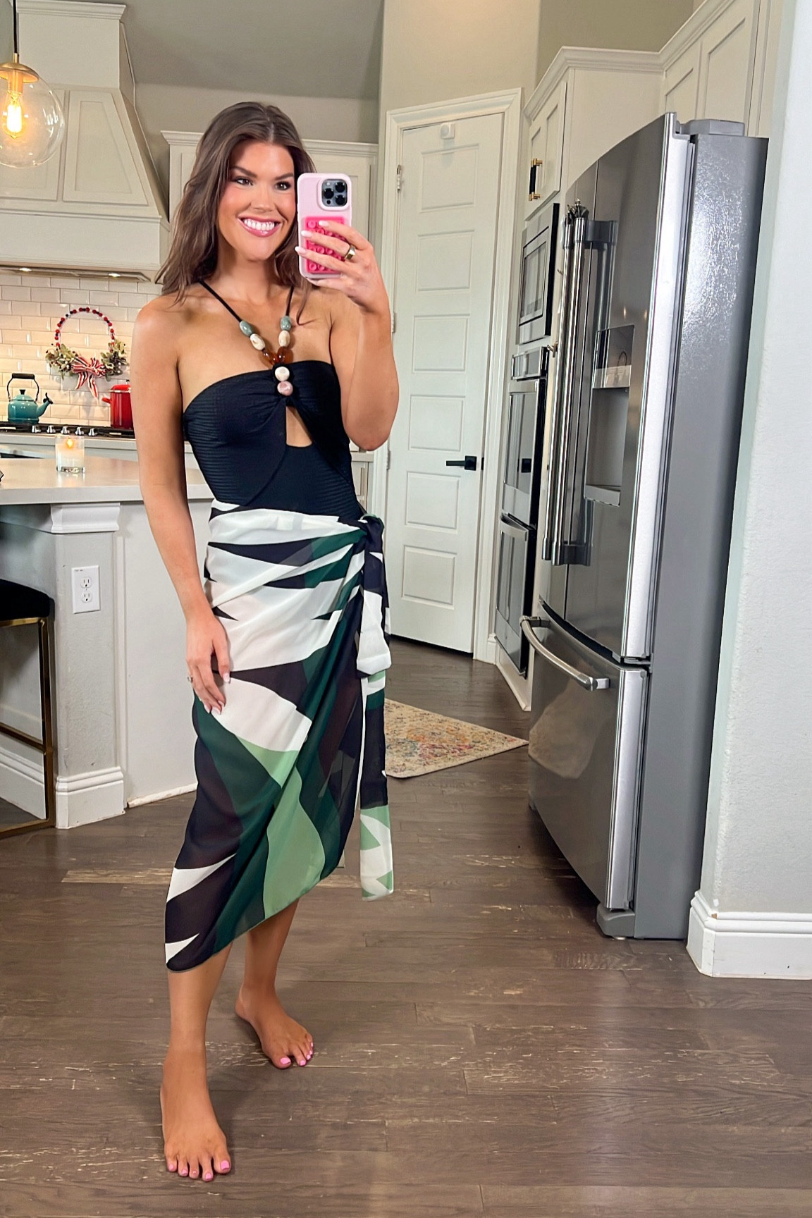 Amazon swim + sarong set! I love the beaded detail! 

Wearing a medium  

#LTKStyleTip #LTKSwim #LTKFindsUnder100