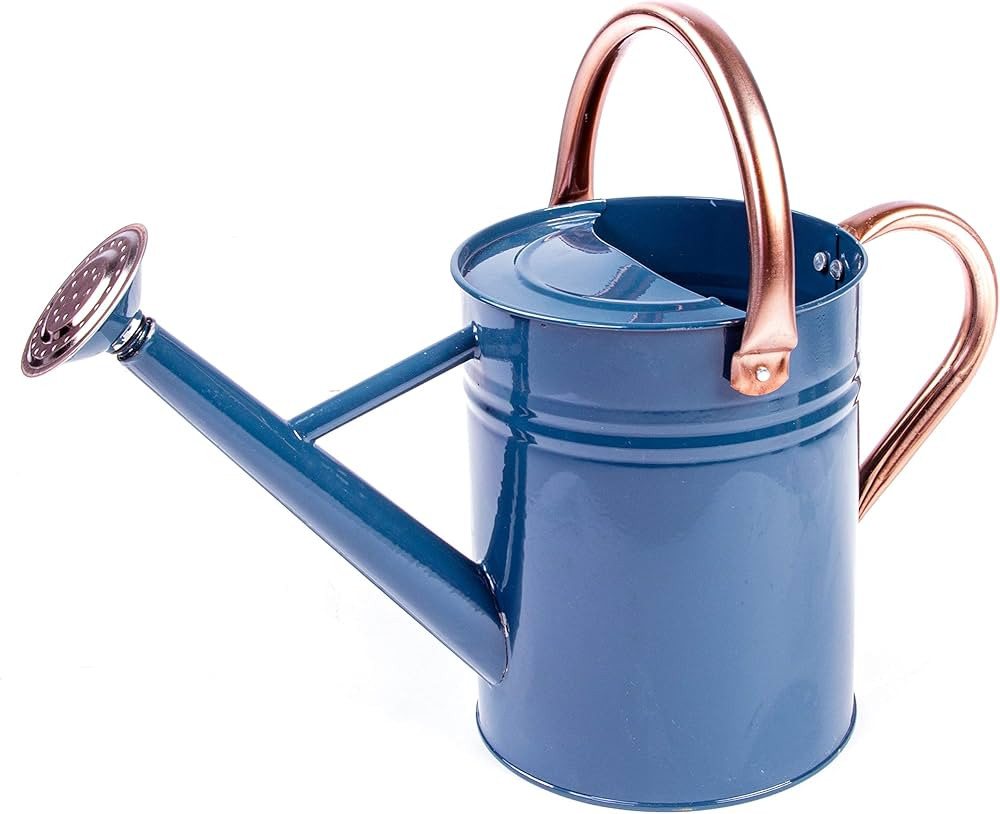 Gardman 1 Gallon Bright Classic Watering Can R34896 with Copper Accents, Midnight Blue | Amazon (US)