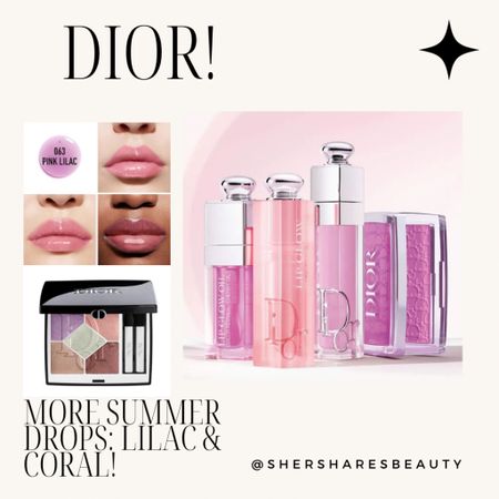 More new Dior Summer Collection drops: the Pink Lilac & Coral Blush, Lip Maximizer & also the hard to find Pastel Glow Palette! 

#LTKbeauty #LTKSeasonal