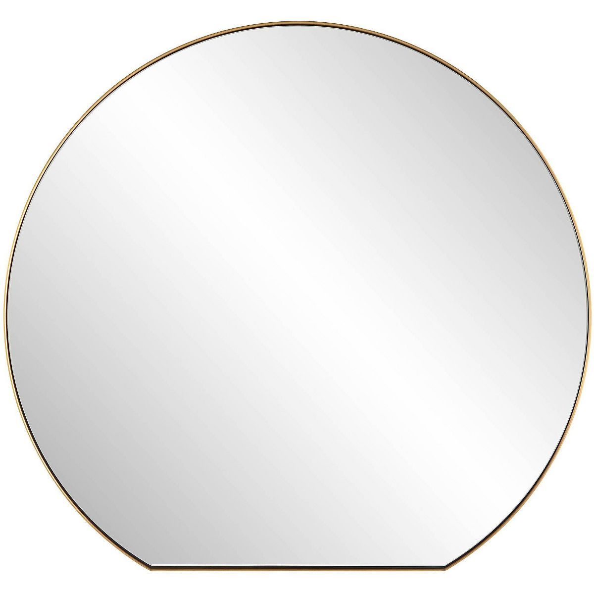 Uttermost Cabell 30" W x 28" H Small Brass Metal Mirror | Target