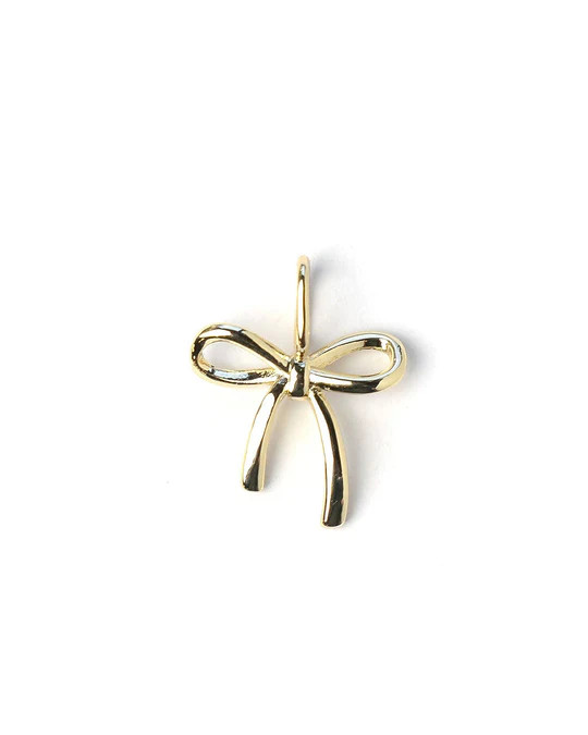 Elegant Bow 14k Plated Charm | VICI
