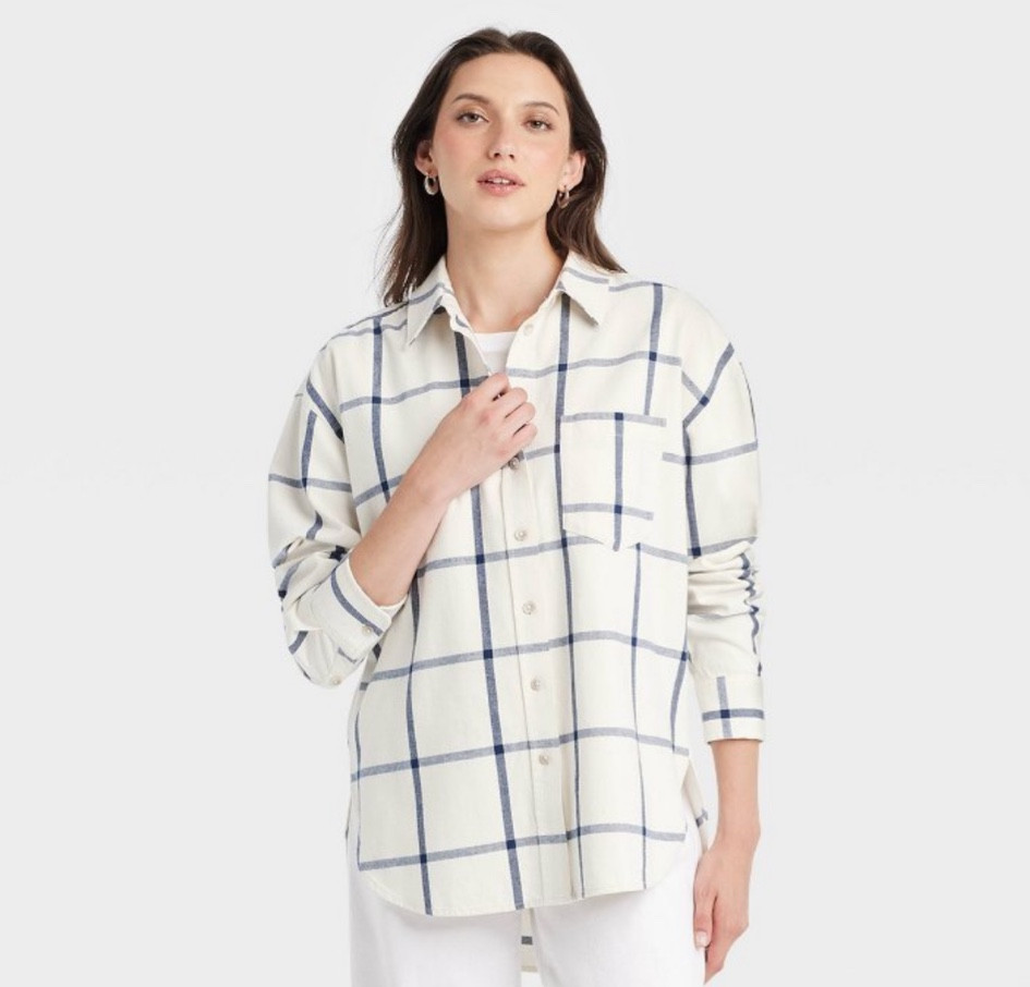 Oversized fit! I got my normal size, small  

#LTKWorkwear #LTKU