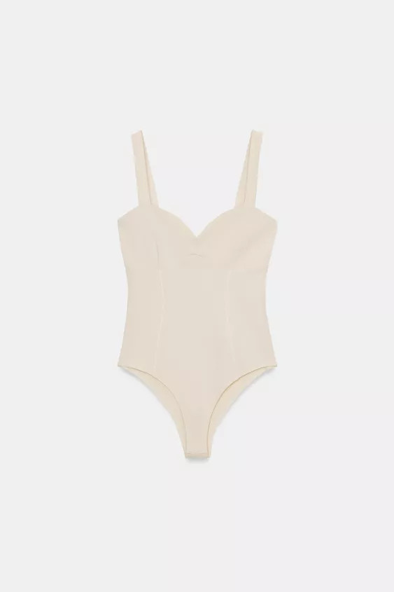 WIDE-STRAP BODYSUIT | Zara UK