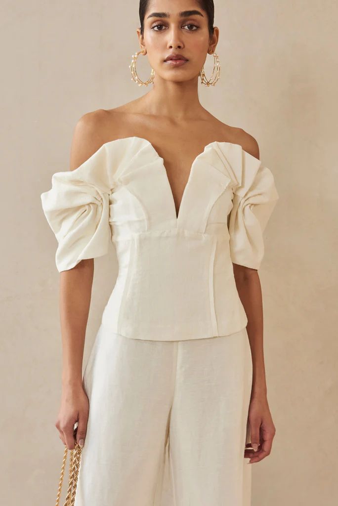 ABBY TOP - OFF WHITE | Cult Gaia - US