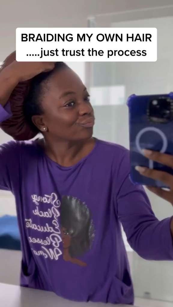 Easy hair braiding tutorial for beginners! Learn how to do your own jumbo boho braids, step by step. Perfect DIY hairstyle for long hair, effortless braided hairstyles, and boho braid ideas 

 #LTKBeauty