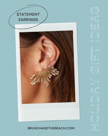 Gift idea: Statement Earrings 

#LTKGiftGuide #LTKfindsunder100 #LTKCyberWeek