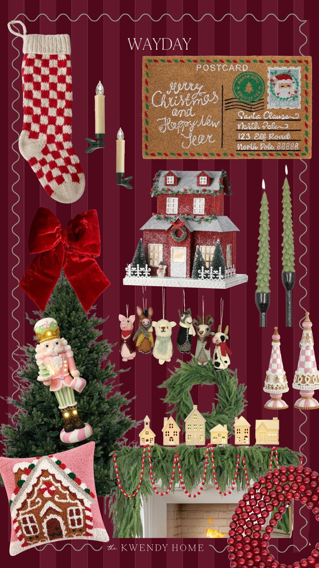 Wayday for Christmas! Look at all these cute Anthropologie inspired Christmas decorations ☺️ Choose from their wide variety of seasonal candles, nut crackers, Christmas stocking, door matts, garlands and many more 🎄

USA 🇺🇸 #usalinks #christmas #christmasdecor #christmas2025 

#LTKSaleAlert #LTKSeasonal #LTKHoliday