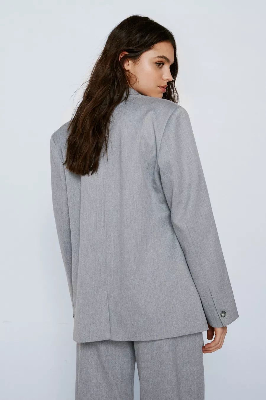 Premium Charcoal Melange Tailored Blazer | Boohoo.com (UK & IE)